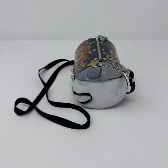 2008 Little Earth Littlearth Metal Zodiac Signs LEO Lion Purse Bag July August - Picture 2 of 10